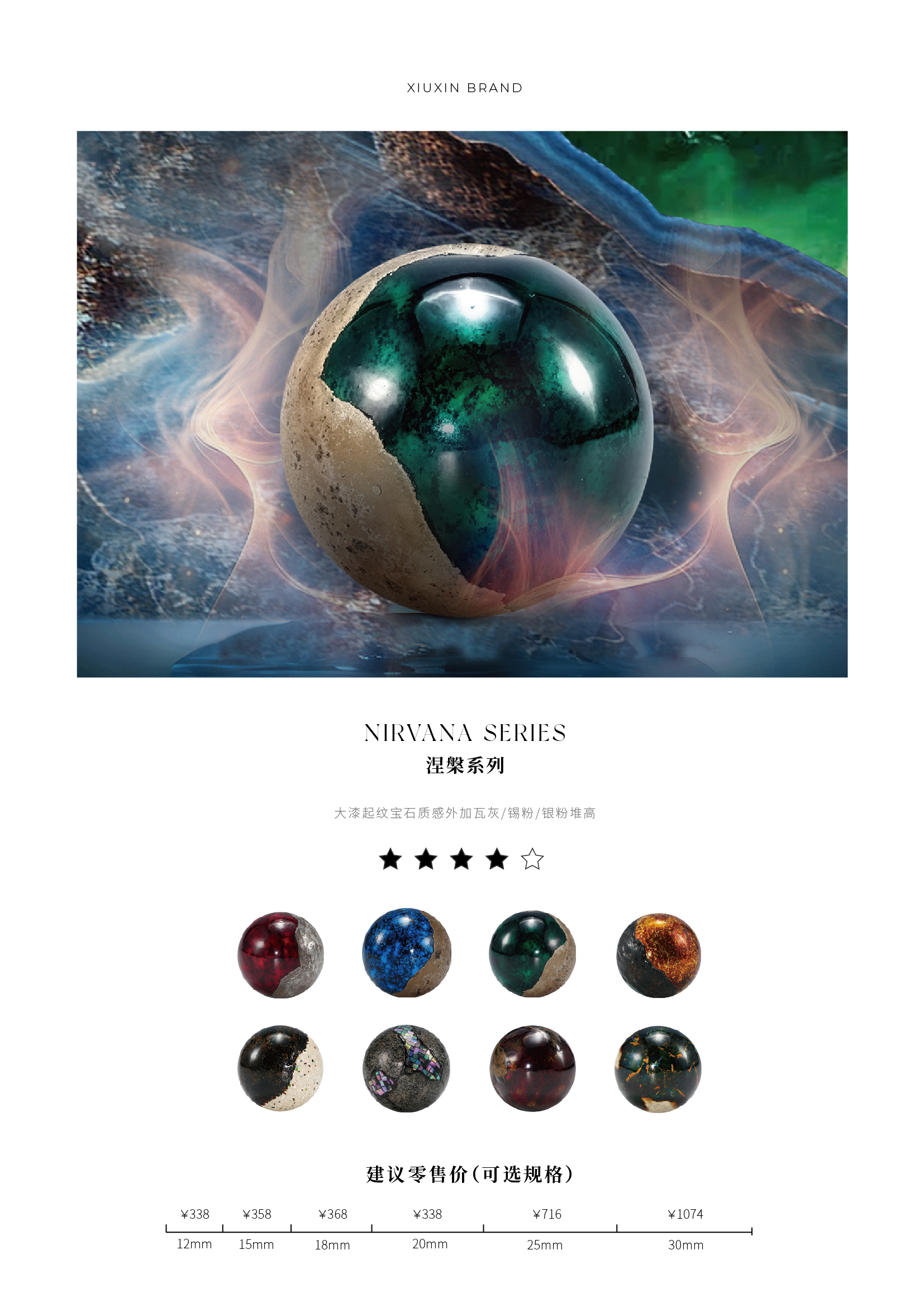 涅槃系列标题与说明